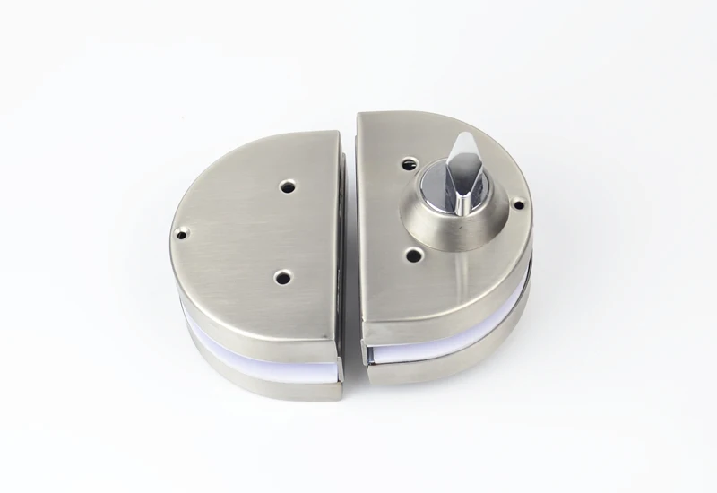 Раздвижной центральный стеклянный дверной замок нержавеющая сталь 304 без