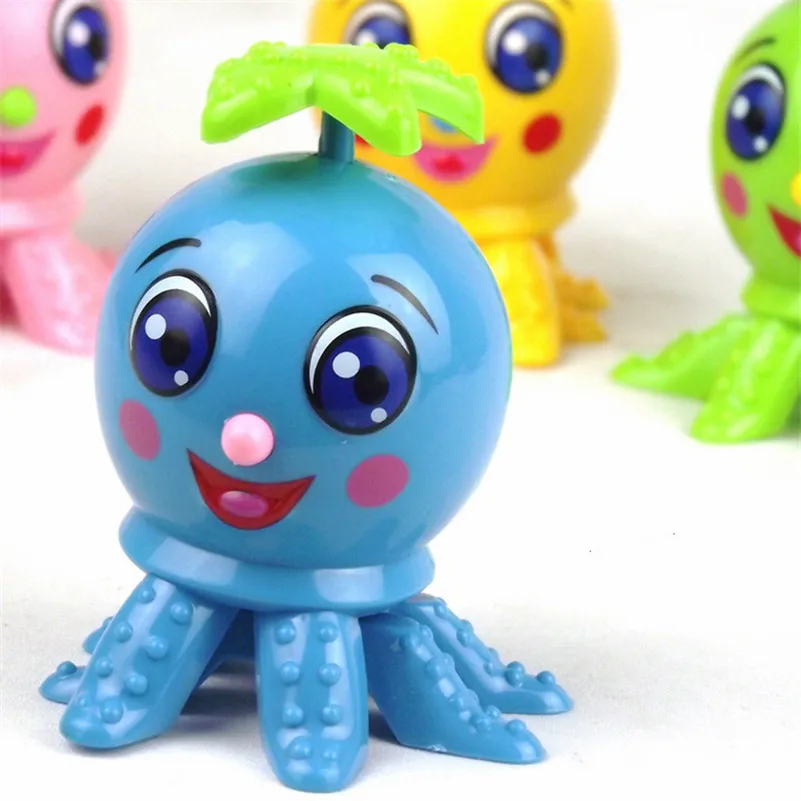 1 шт. новый красочный мультфильм Kawaii ветер Осьминог Go Боком Заводной милый