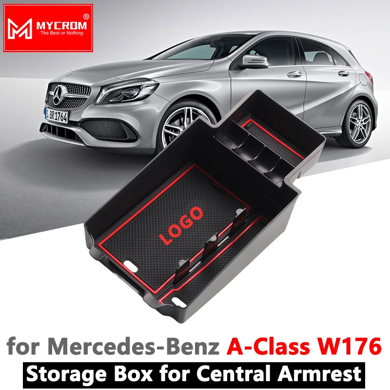 Подлокотник для хранения автомобильный Органайзер аксессуары Mercedes Benz A-Class W176 2013 -