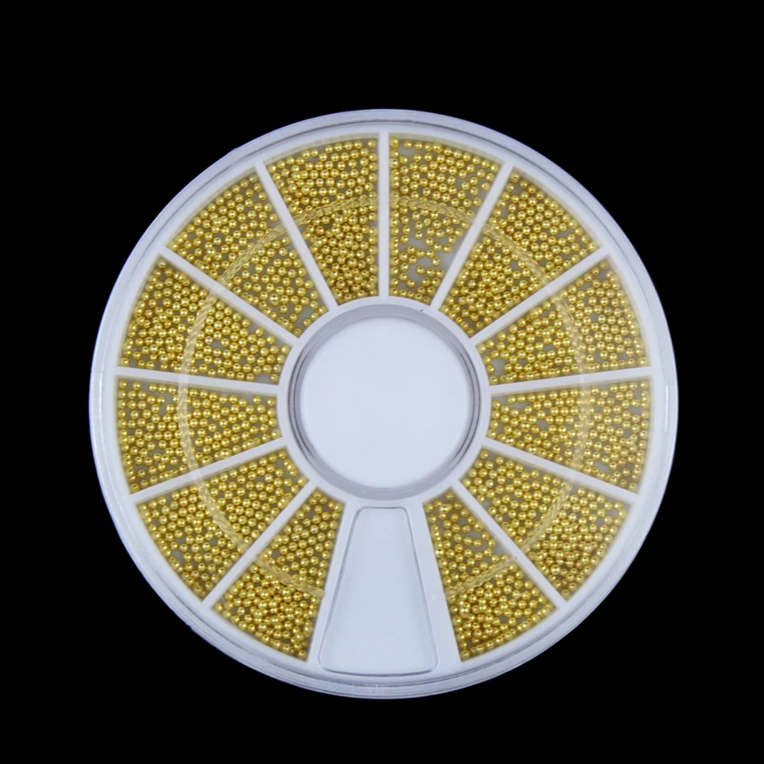 Tignish 1Wheel Steel Beads Nail Studs Gold Sliver Mix Colors Rhinestones Decoration For UV Gel Phone Laptop DIY Tools | Красота и