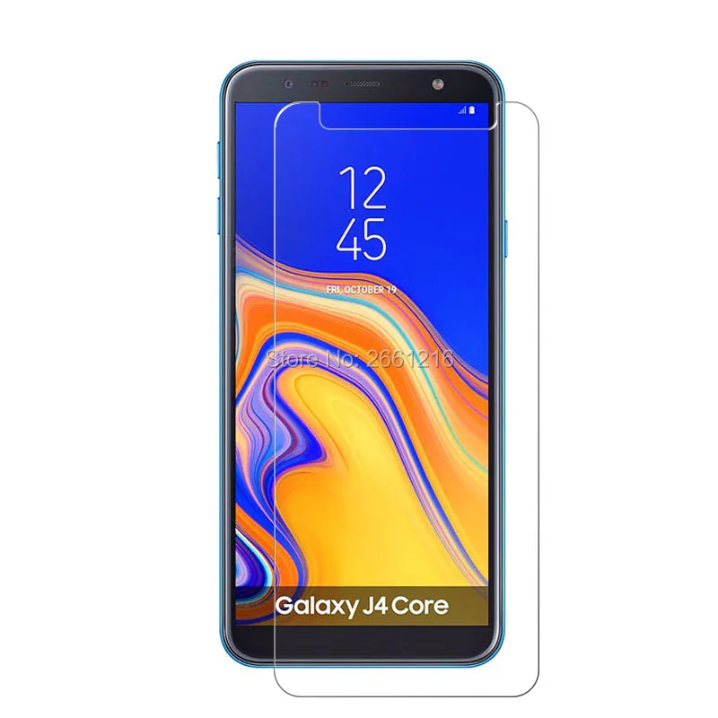 2 шт./лот для samsung J4core закаленное Стекло с уровнем твердости 9 H 2.5D Премиум Экран Защитная пленка для samsung Galaxy J4 Core J410G SM-J410G 6,0"