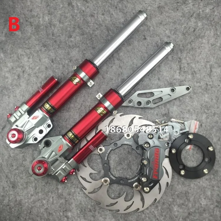 BWS TCD2000 33 ММ ЧПУ Передняя Подвеска Мотоцикла Амортизаторы Вилки С Тормозной Диск И