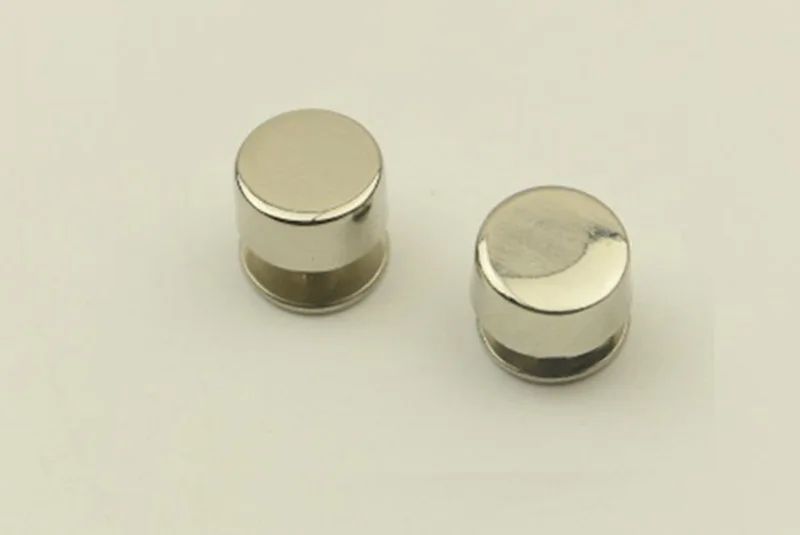 Silver 10 комплектов, металлические заклепки, сумки, нижний винт для кожаных пуговиц, винт для обуви, сумки, одежда, оборудование, ремень для сумки, аксессуары для ног - Цвет: Silver