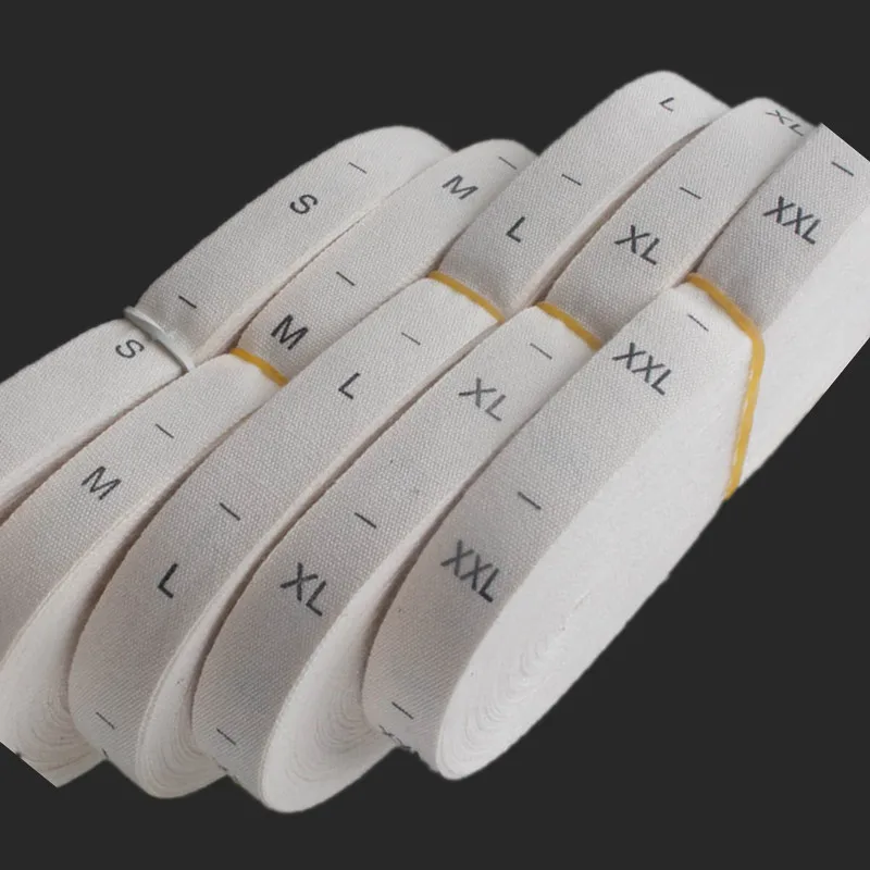 100 шт. бирки для одежды из натурального хлопка|tags for clothing|size labelssize tags |