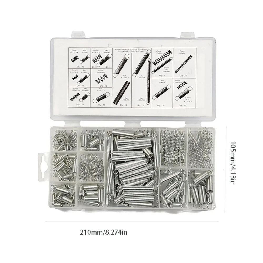 200 шт./компл. профессиональный набор пружин из нержавеющей стали оцинкованный