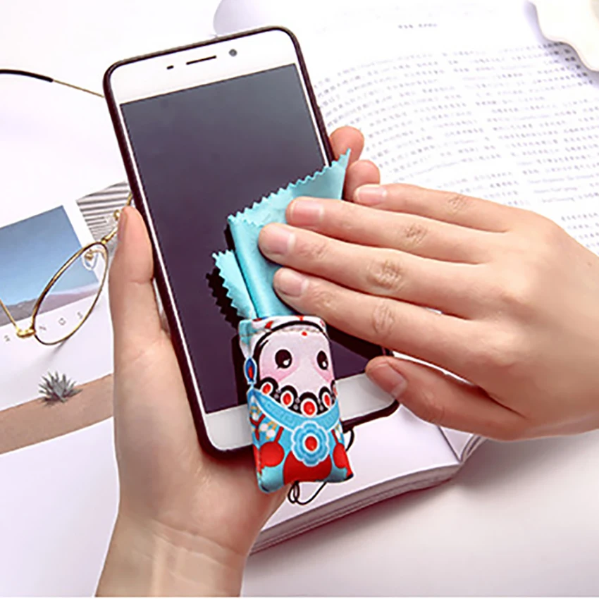 

Portable Hang Colorful Lens Cloth Cleaning Microfiber Glasses Cloths for Camera Phone Computer Screen Hook Up Cleaning Cloth