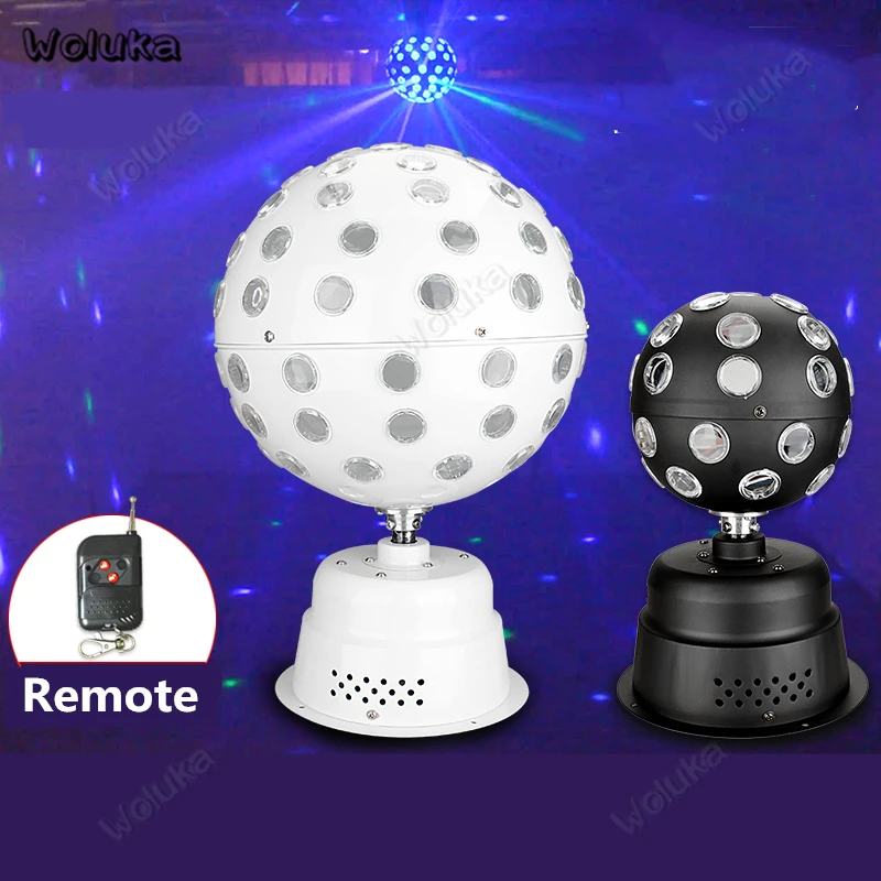 Большой диско шар дистанционное вращение Волшебный на 360 градусов светодиодный