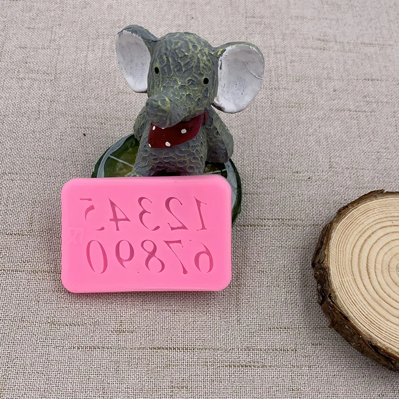 Silicone Number Molds 0-9 Arabic Cake Mold Baking for Birthday Shaped Moldes Chocolate Moulds | Дом и сад