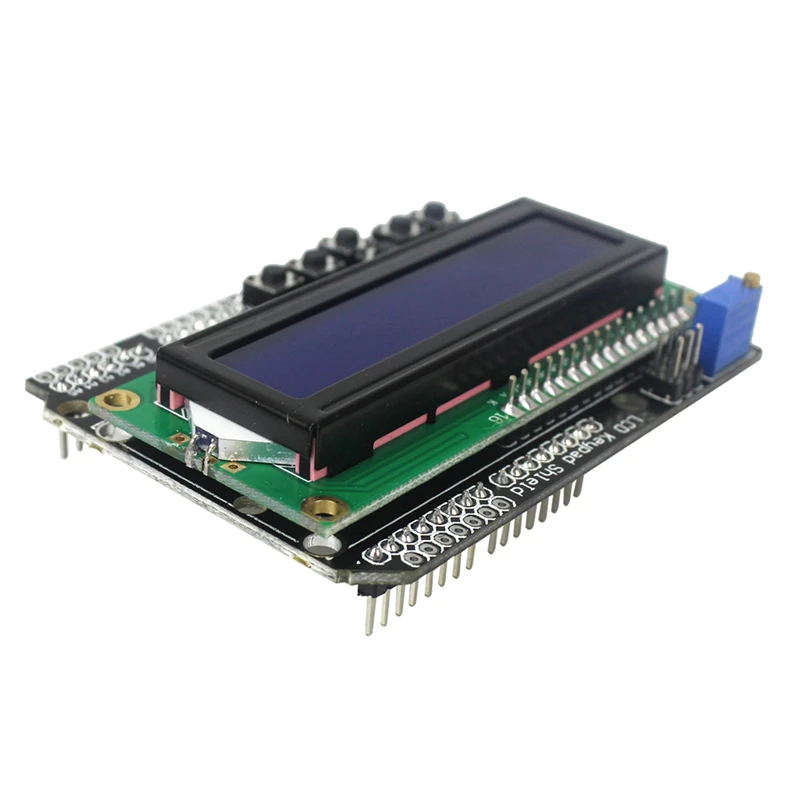 1PCS LCD Keypad Shield LCD1602 1602 Module Display For Arduino ATMEGA328 ATMEGA2560 raspberry pi UNO blue screen | Компьютеры и офис