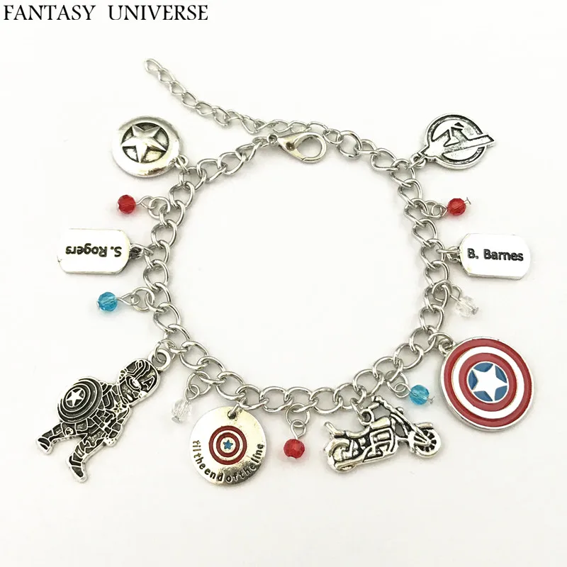 FANTASY UNIVERSE Бесплатная доставка 20 шт много супергероя браслет DKSDKEKD03|charm bracelet|a