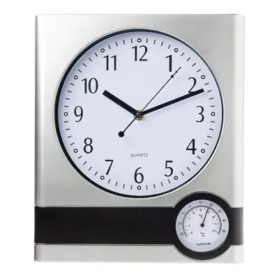 ЧАСЫ С ТЕРМОМЕТРОМ 32Х27Х4см. настенные | Дом и сад