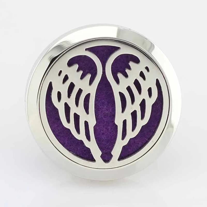 30 мм Магнитные крылья Посеребренные Круглые автомобильные диффузоры из