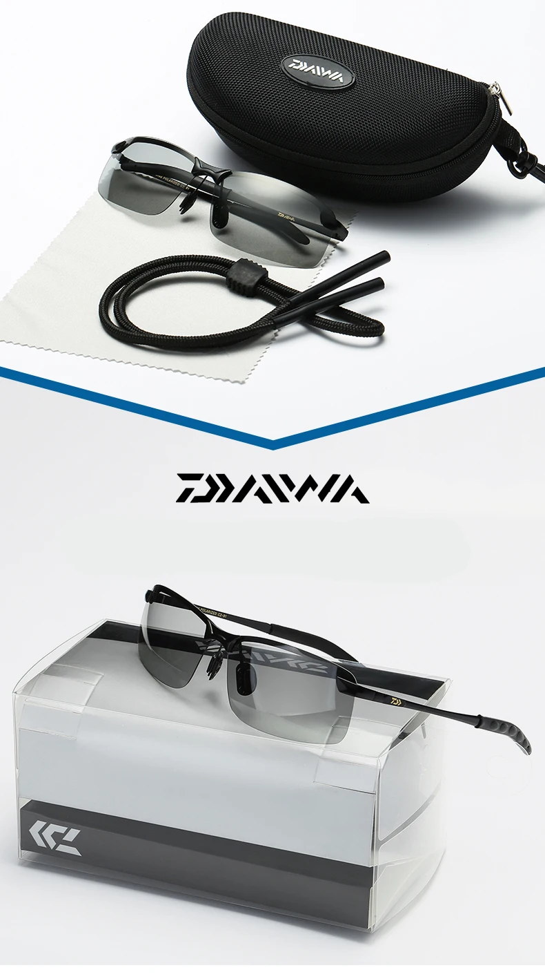 Daiwa бренд сплав открытая спортивная рыбалка солнцезащитные очки для мужчин Велоспорт скалолазание HD аксессуары: солнцезащитные очки смола объектив поляризационные