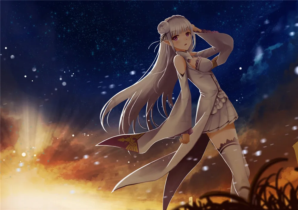 Постеры ReZero пусковая жизнь в другом мире аниме наклейки на стену украшение дома |