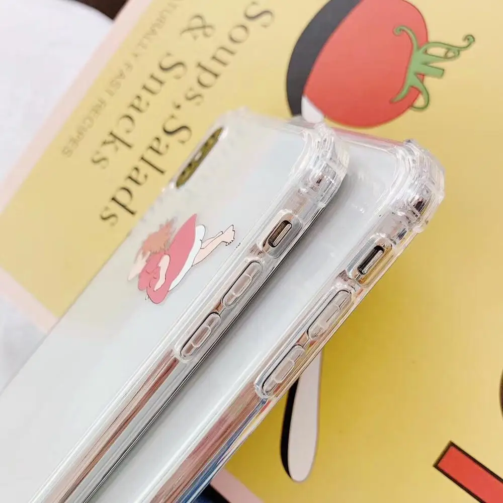 Чехол для мобильного телефона HUANQING с милыми персонажами из мультфильма iphone XS Max 6