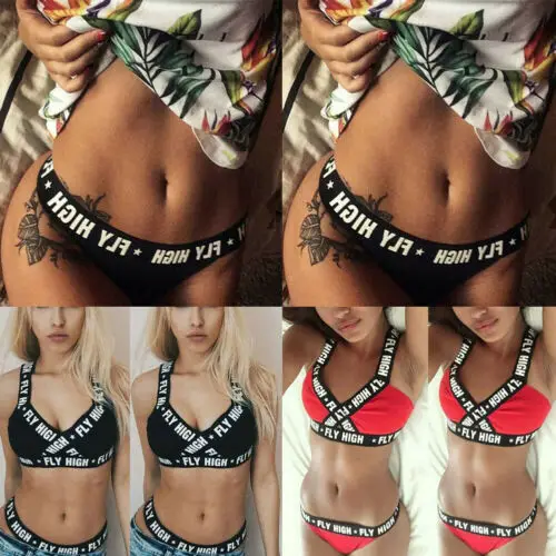 Сексуальный женский комплект бикини купальник нижнее белье пляжная одежда