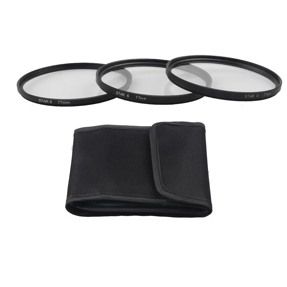 Звездный фильтр Lightdow 4 6 8 Piont Filtro фильтры для камеры 49 52 55 58 62 67 72 77 82 мм Canon Nikon Sony Pentax