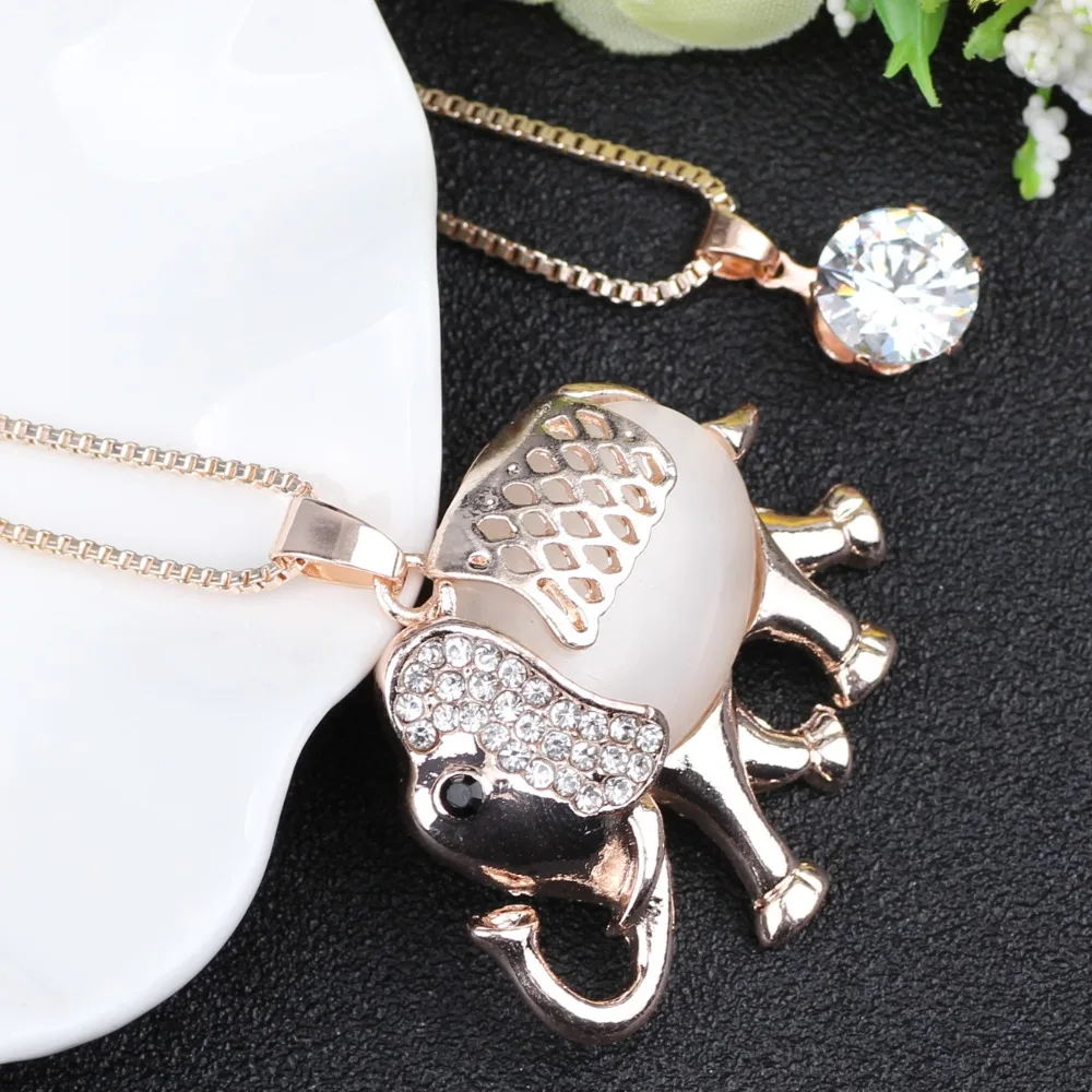 Женское Ожерелье со слоном и кристаллами|animal jewelry|fashion jewelryjewelry fashion |