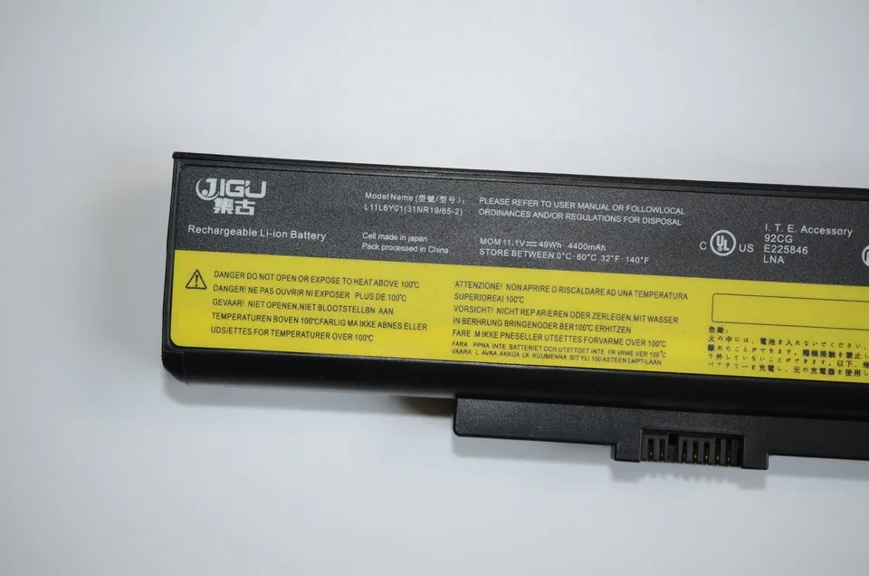 JIGU 6 ячеек ноутбук Батарея L11S6Y01 для lenovo G480 G485 G585 G580 Y480 Y580 Z380 Z480 Z580 Z585 Z485