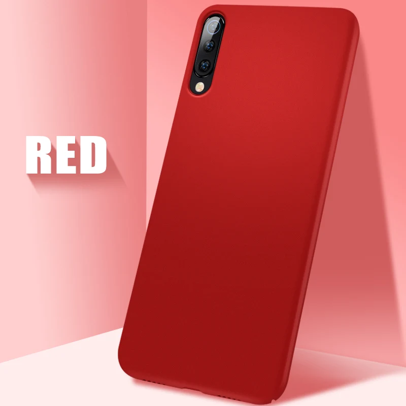 Для Xiaomi mi 9 чехол Mofi для Xiaomi mi 9 Se чехол для ПК Жесткий Тонкий задний Чехол mi 9 Explore ore чехол Soild Pure для Xiao mi 9 Explore ore чехол - Цвет: Red