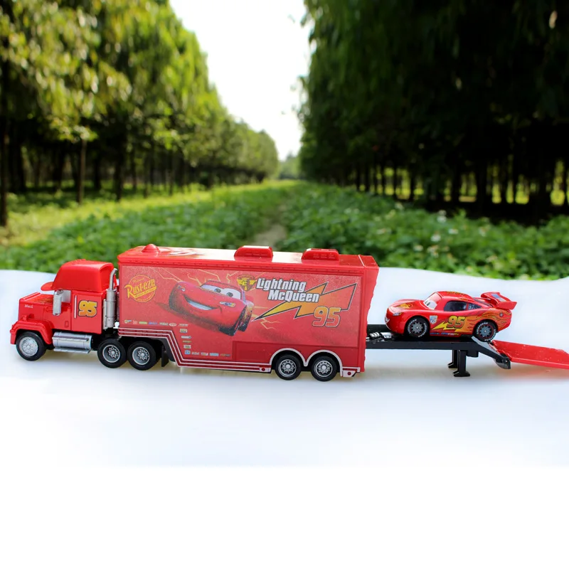 2 шт. Disney машинок пиксара и с рисунками из мультфильма Тачки игрушки Lightning McQueen