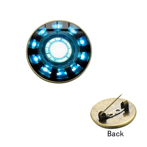 SONGDA Marvel, Железный человек, Тони Старк, броши, Arc Reactor, Мстители, 4 значка, классика, кино, булавки, коллекция фанатов, джинсовая рубашка - Окраска металла: Style 13