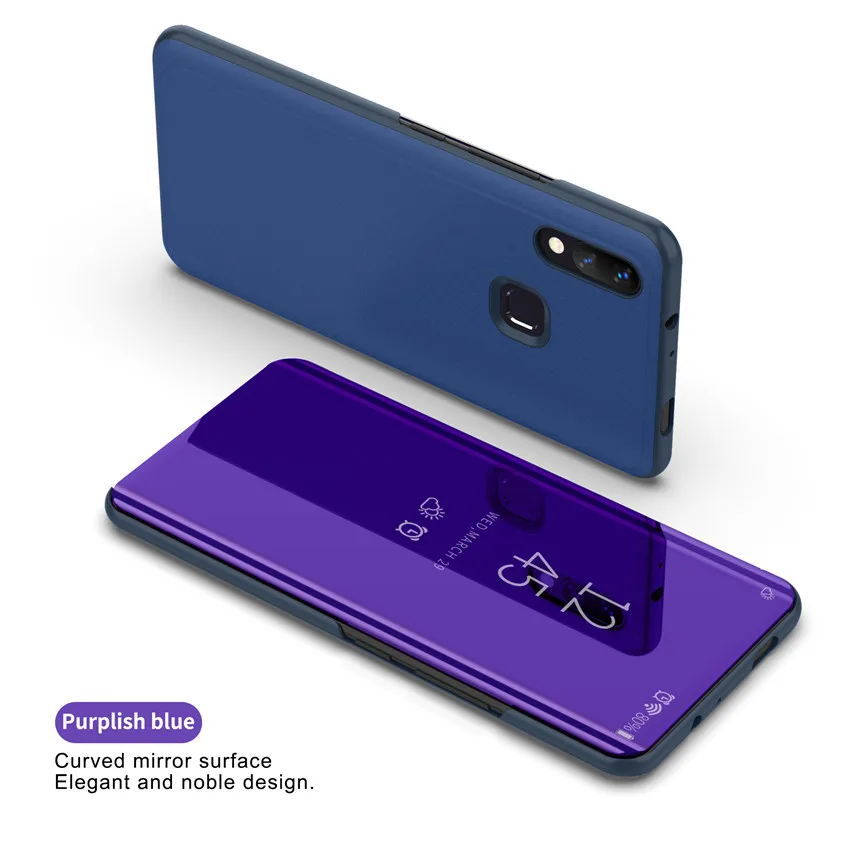 Сенсорный флип-чехол для vivo V9 X20 X21 X23 Y85 Y97 Y71 Y83 Pro X20 Plus NEX роскошное зеркало 360 Полное покрытие для vivo nex x20plus