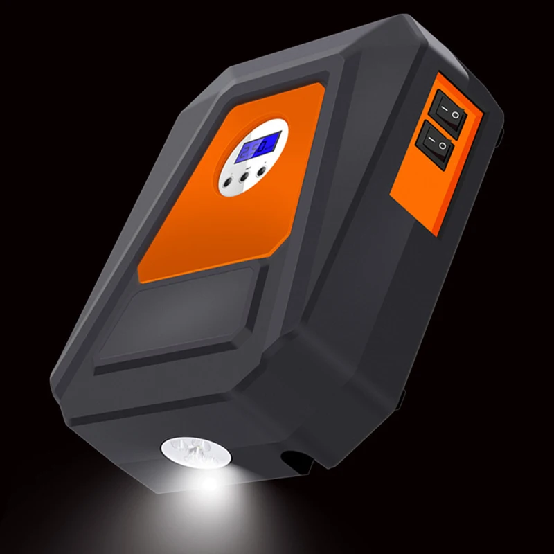 12V DC Электрический воздушный компрессор насос цифровой дисплей Автомобильный