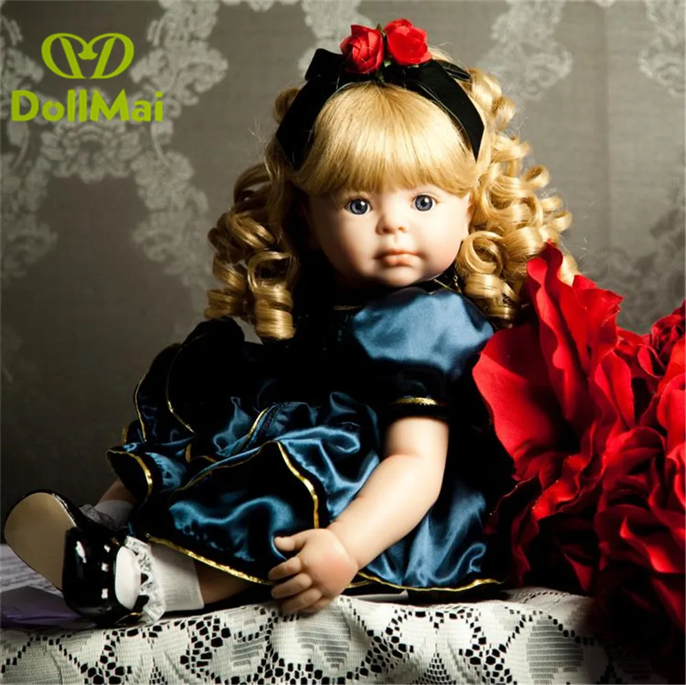 

Latest new Silicone Reborn Dolls 19'' Realistic Handmade Baby Dolls Boy girl Fashion Kids Toy Boneca Model Birthday Gifts