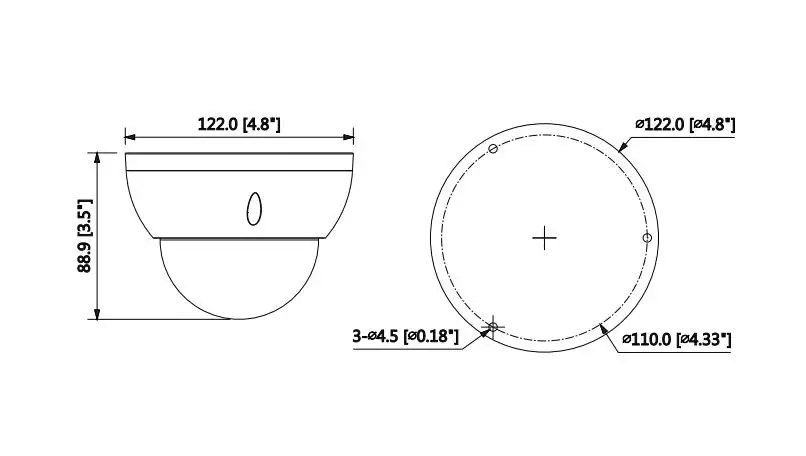 Dahua IP камера 2MP IPC-HDBW4239R-ASE безопасности с сетевой камерой POE | Безопасность и защита