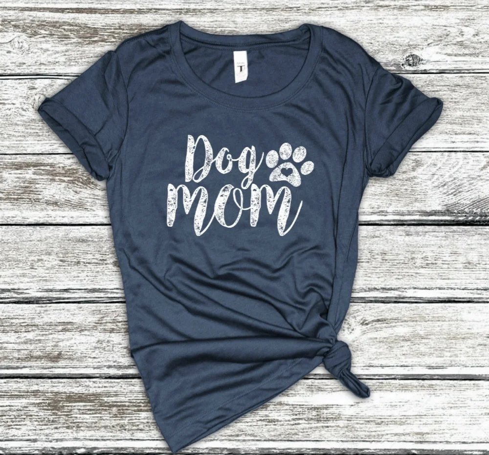 

2019 Dog Mom Shirt Womens Dog Mom T-Shirt Stay At Home Funny Dog Lover Tee