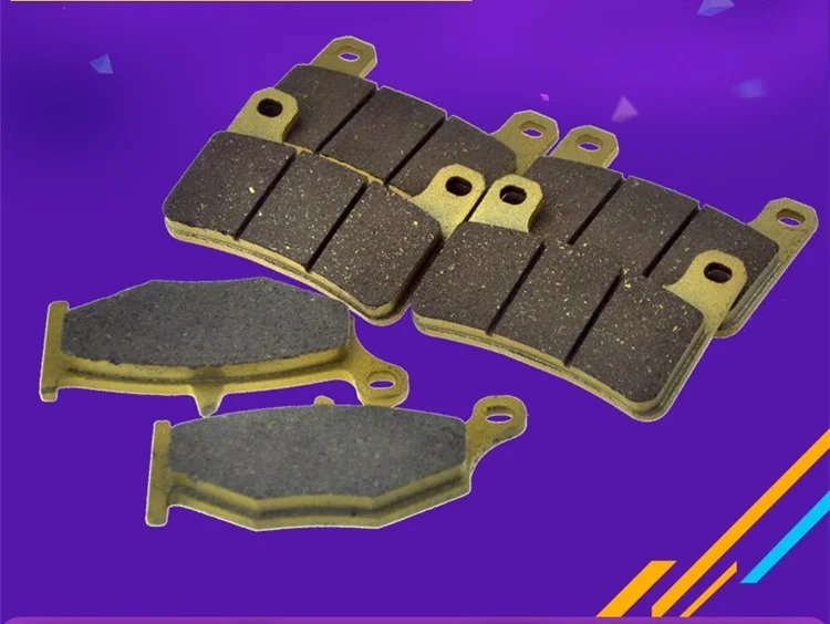 Передние и задние тормозные колодки для мотоцикла углеродные кевларовые