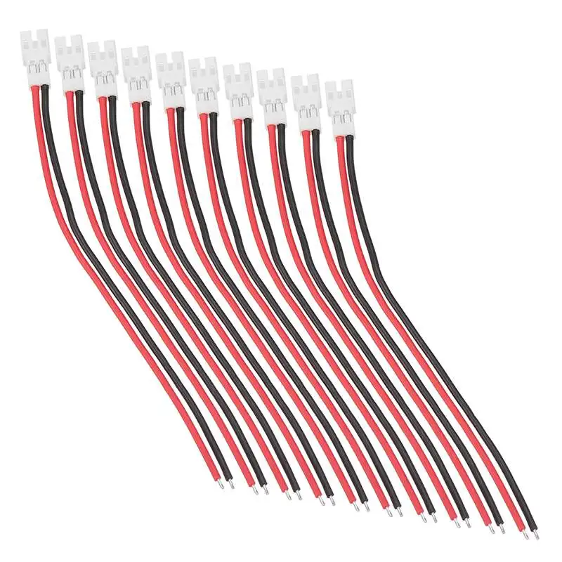 10 шт. 55 мм 24AWG Модернизированный для крошечных Whoop JST-PH 2,0 гнездовой разъем силиконовый кабель для UR65 US65 UK65 Beta65 RC FPV Racer Drone часть