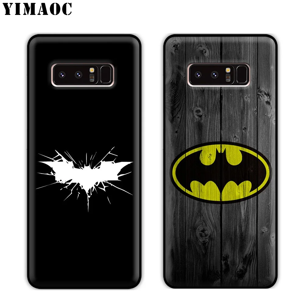 YIMAOC Batman Dark Knight Logo Soft Silicone Case for Samsung Galaxy S10 S10e S9 S8 Plus S7 S6 Edge J6 Cover |