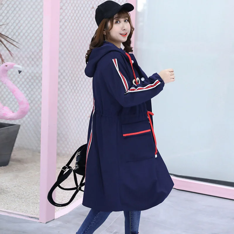 2019 Новый Для женщин дизайнер ветровка куртка весна большой Размеры модные Куртки