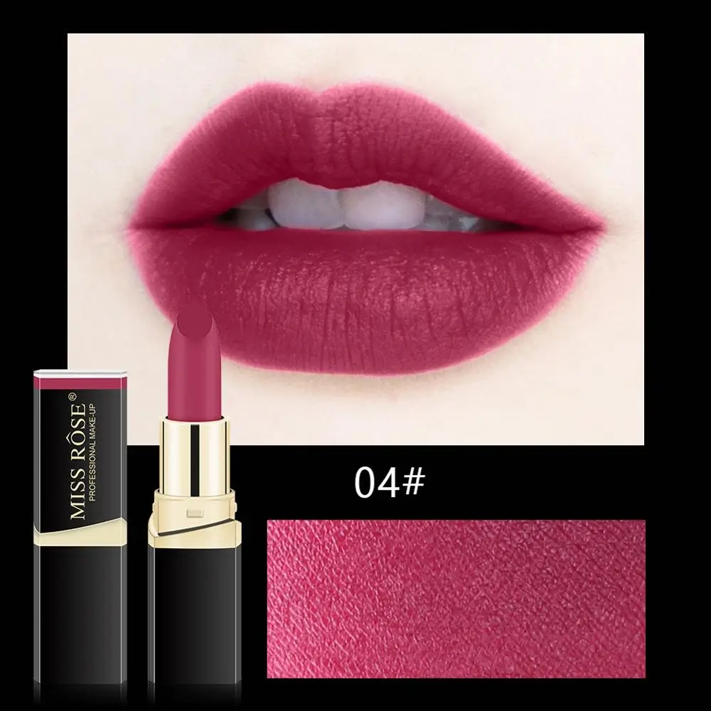 Бархатные матовые помады 12 видов цветов классические красные сливовые цвета