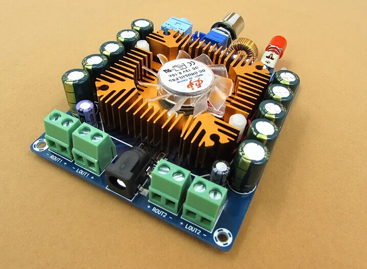

12 В постоянного тока TDA7850 4,0 канальный мини HIFI автомобильный аудио усилитель плата 50 Вт * 4