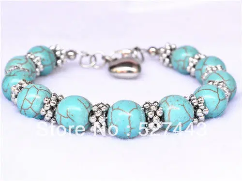 Оптовая продажа быстрая доставка 10 шт. модные украшения тибетский серебристый