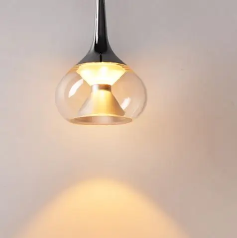 Пост современная модная стеклянная люстра мини креативная apple гостиная спальня