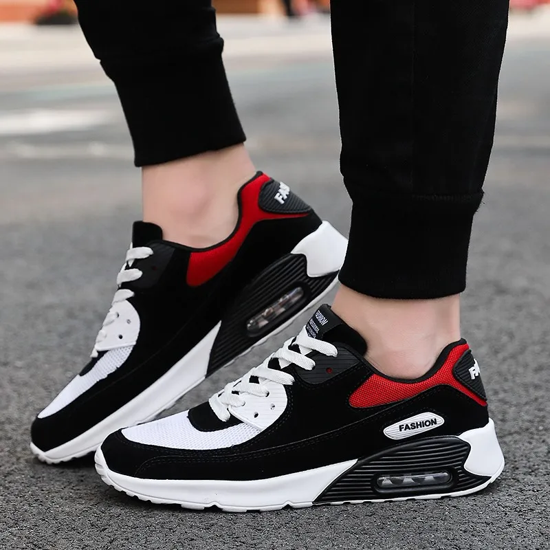 Мужские кроссовки модные повседневные Нескользящие на весну 2019 размер #39-47 Sapatos |