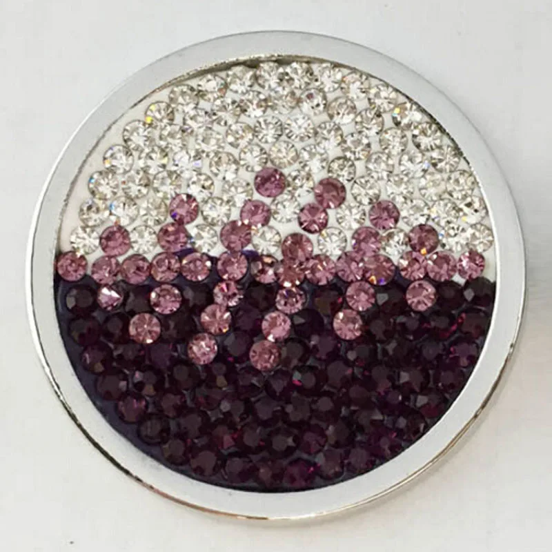 Новый дизайн роскошная монета 33 мм с кристаллом подходит для 35 монет держатель