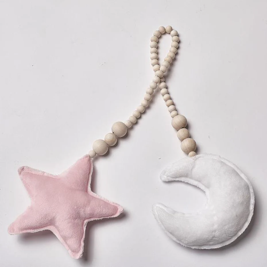 1 шт. бусины из натурального дерева кулон украшение для детской комнаты кристалл