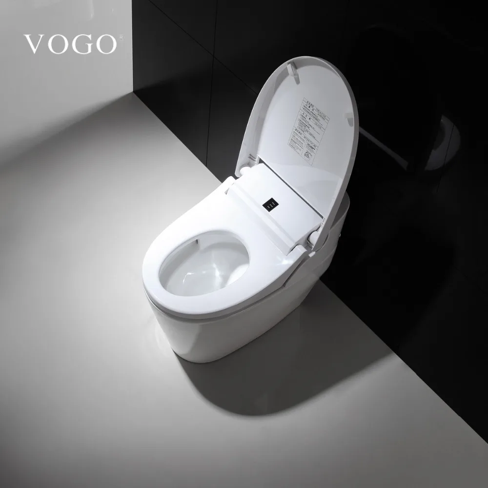 

VOGO E210 ceramic intelligent self clean toilet with warm seat cover
