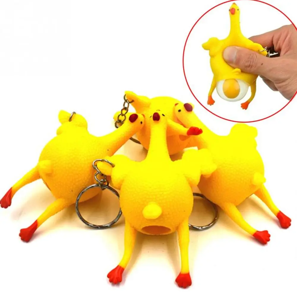 Spoof vent Toys складные яйца курица ручная работа забавные игрушки подарок на Хэллоуин