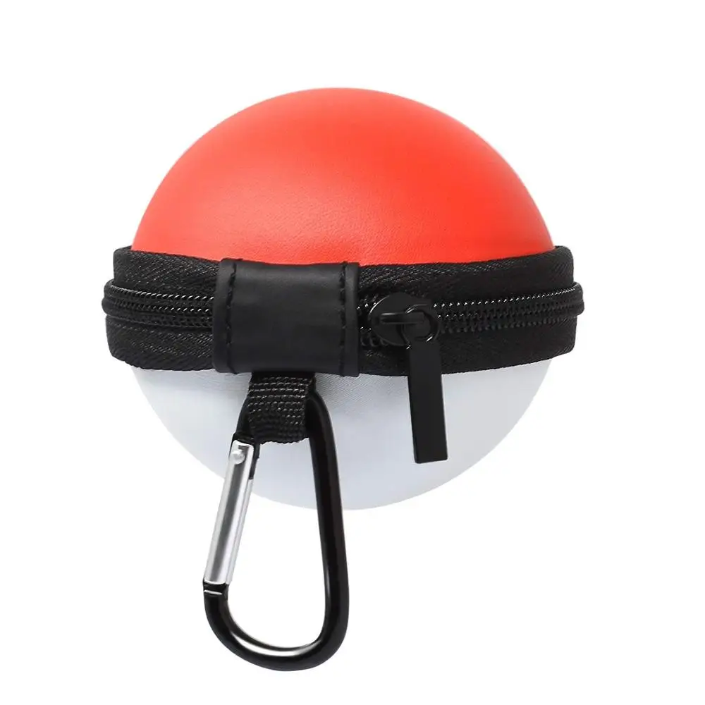 Красный Чехол для переноски Poke ball Plus, защитный жесткий портативный дорожный Чехол Pokeball, сумка для kingd Switch - Цвет: Красный