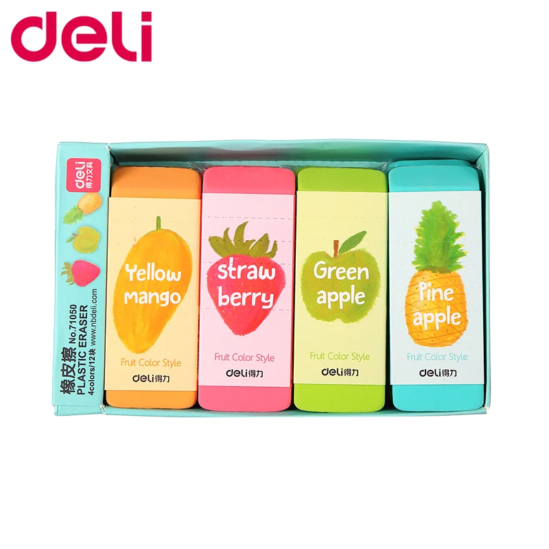 Deli 1 шт. в упаковке Обучающие канцелярские ластики конфетный kawii резиновый ластик