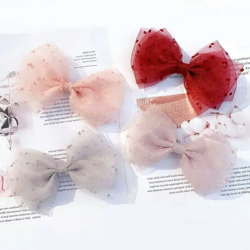 Высокое качество 40 мм двойной Тюль ленты 10y/20y DIY материалы ручной работы подарочная упаковка кукла свадебный Бант Точка двойной слой