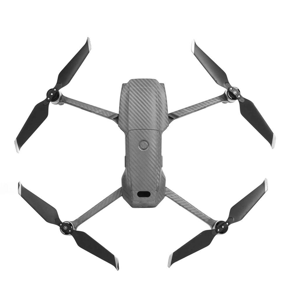 1 компл. 3D углеродное волокно Водонепроницаемый волоконная Кожа Наклейка для DJI Mavic 2 Pro& Zoom Drone корпус РУКА батарея и пульт дистанционного управления