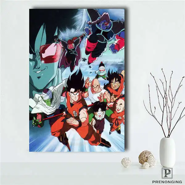 Многоцветный Съемная Фреска домашний декор es плакат топ продаж Dragon Ball Z Гоку аниме плакат#190114s07 - Цвет: Многоцветный