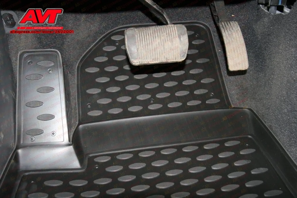 Коврики для Jeep Liberty 2007- 4 шт. резиновые коврики Нескользящие аксессуары салона